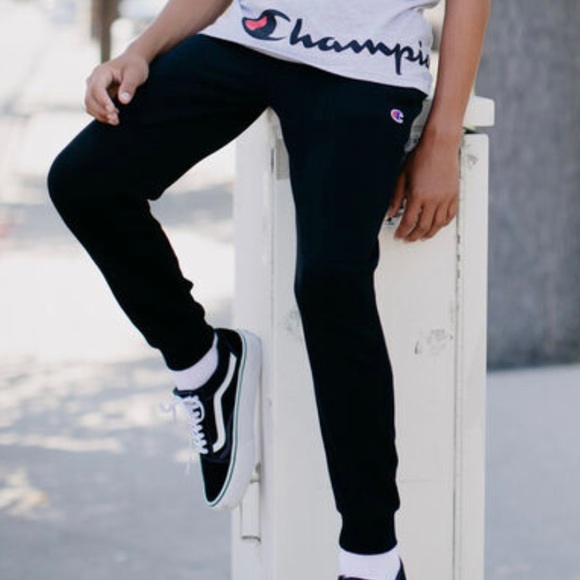 Boys Champion Heritage Fleece Jogger Pants M 10-12 - Picture 1 of 8